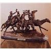 Image 1 : Old Dragoon (regular) Bronze Sculpture by Frederic Remington. 13"H x 23.5"L x 11"W