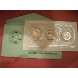 1980 Susan B Anthony Dollar Souvenir Set