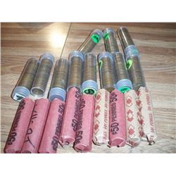 1000 Lincoln Wheat Pennies, All good readable Dates