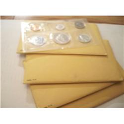 4 Mint 1963 Silver Sets