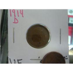 1914d Key date Lincoln Cent