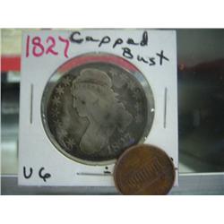 1827 Bust Half Dollar