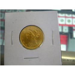1901 Five Dollar Gold High Grade