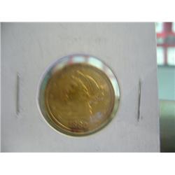 1880 Five Dollar Gold High Grade