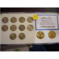 lewis and clark westward journey p and d bu set