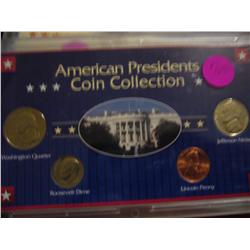 american presidents coin colletion brilliant uncirculated