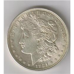 ERROR COIN 1921-P MORGAN SILVER DOLLAR MS++ CLASHED