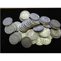 40 ASSORTED 1930'S BUFFALO NICKELS