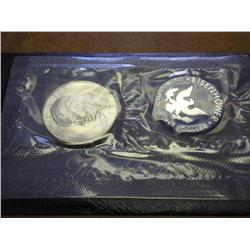 1974 IKE SILVER DOLLAR (UNC) (BLUE PACK)