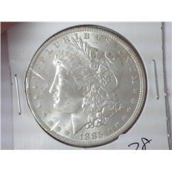 1885-O MORGAN SILVER DOLLAR (UNC)