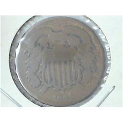 1864 TWO CENT PIECE