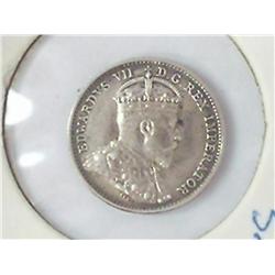 1909 CANADA FIVE CENTS (EXTRA FINE)