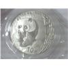 Image 1 : 2001 CHINA 10 YUAN SILVER PANDA COIN (UNC)