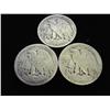 Image 2 : 3 WALKING LIBERTY HALF DOLLARS