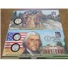 Image 1 : 2 US MINT OFFICIAL FDC'S WITH COINS