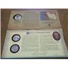Image 2 : 2 US MINT OFFICIAL FDC'S WITH COINS