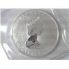 Image 2 : 1989 CANADA FIVE DOLLAR MAPLE LEAF UNC 1 0Z SILVER