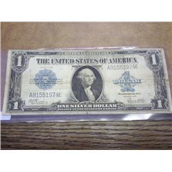 1923 US LARGE SIZE ONE $ SILVER CERTIFICATE