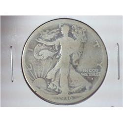 1916-D OBVERSE WALKING LIBERTY HALF DOLLAR