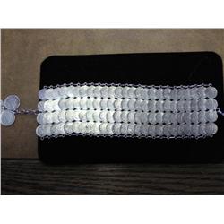 UNIQUE BRACELET MADE FROM 100 GUATEMALA 1/4 REALES