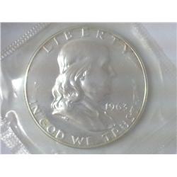 1963 FRANKLIN HALF DOLLAR PROOF