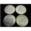 Image 2 : 4 ASSORTED 40% KENNEDY HALF DOLLARS