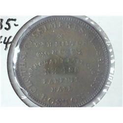 1835-44 HARD TIMES TOKEN HT-164 (AU-BU)