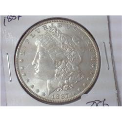 1887 MORGAN SILVER DOLLAR (UNC)