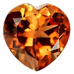 4.39ct Heart Orange Imperial Topaz Appr Est $11k (GEM-27732)