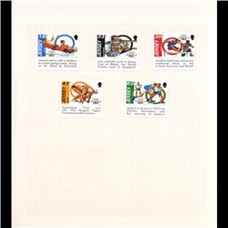Jersey Mint Margin Single Album Page 5 Pcs (STM-0664)