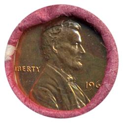 1969 Lincoln 1c UnOpened Original Roll 50 GEMS (COI-5488)