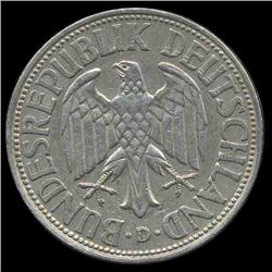 1962D Germany 1 Mark Hi Grade RARE (COI-8155)