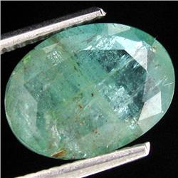 3.44ct Zambian Emerald Appraised $11k (GEM-21941)