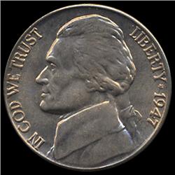 1947D Jefferson 5c MS65+ w/ Full Steps (COI-7845)