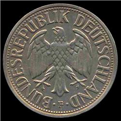 1951F Germany 2 Mark AU+ (COI-8523)