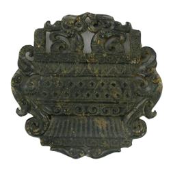 Vintage Chinese Handcarved Jade Bi (ANT-1118)