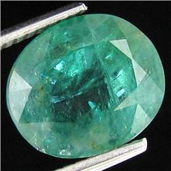 4.43ct Zambian Emerald Appraised $36k (GEM-23230)