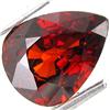 Image 1 : 3.32ct Pear Red Orange Spessartite Garnet (GEM-19458)