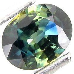 1.03ct Green Sapphire Oval Africa (GEM-20301)