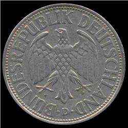 1959D Germany 1 Mark Hi Grade RARE (COI-8147)