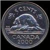 Image 2 : 2000W Canada 5c Hi Grade GEM Unc (COI-7988)