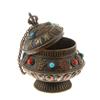 Image 2 : Tibet Vintage Prayer Scroll Canister (ANT-391)