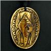 Image 2 : Tibet Handfcarved Bone Pendant Choker Necklace (ANT-1326)