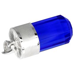 84ctw Blue Quartz Sterling Pendant (JEW-2338)