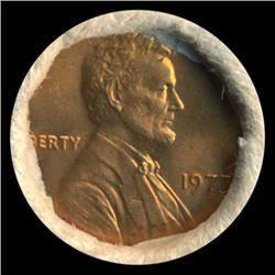 1977 Lincoln Cent RARE Never Opened BU Roll (COI-5501)
