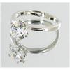 Image 2 : 13.3ctw Lab Diamond Solitaire Gold Vermeil Ring (JEW-1525)