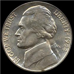 1944D Jefferson 5c MS67 Double Die Error (COI-7838)