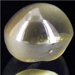 4.3ct Chrosyberyl Cat's Eye Appraised $12k (GEM-22028)