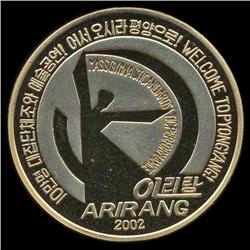 2002 N Korea 20 Won Super Gem Proof (COI-8423)