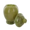 Image 3 : Rare Green Thai Jade Lidded Vase  (DEC-365)